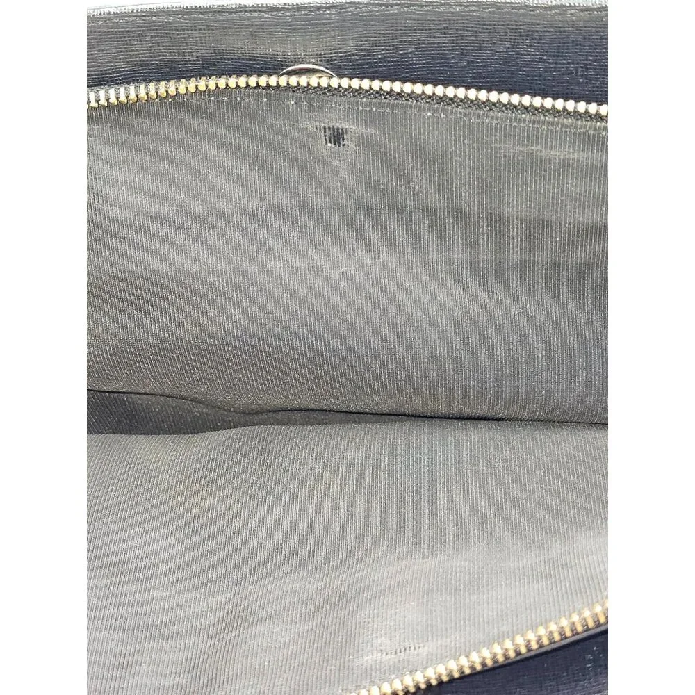 Furla Women's Black Saffiano Leather  Tessa Tote  Shoulder Bag Size Large 2712 - Picture 14 of 16